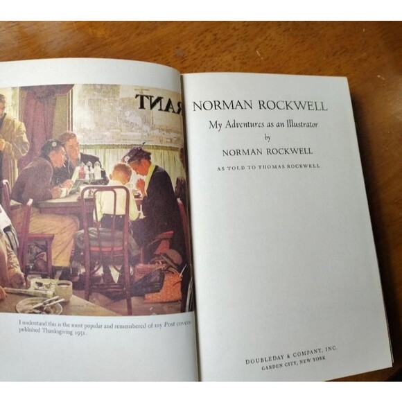 Norman Rockwell My Adventures as an Illustrator 1st Edition 1960 HC/DJ/Mylar - Picture 5 of 8